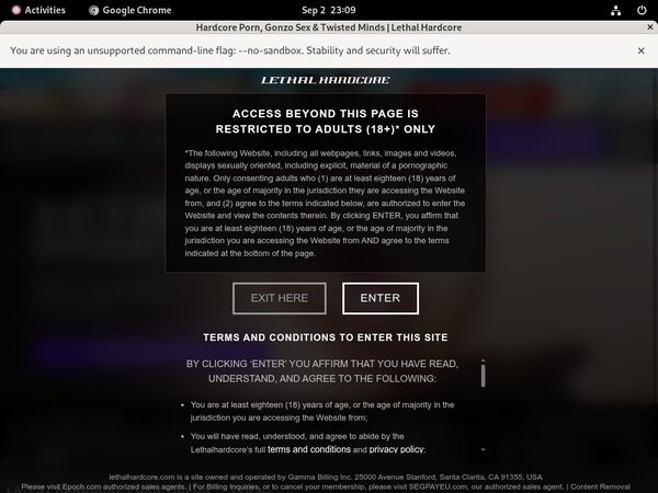 Account Lethal Hardcore Gratis