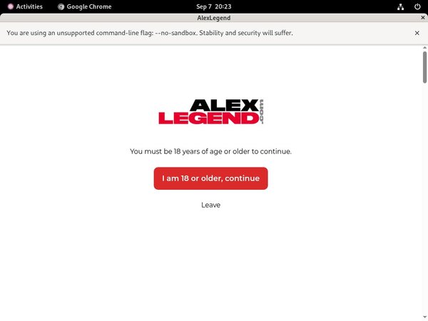 Alex Legend Site Discount