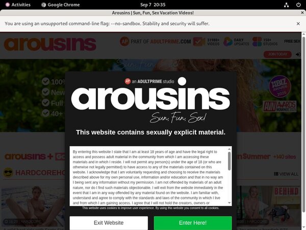 Arousins Pro Biller Page