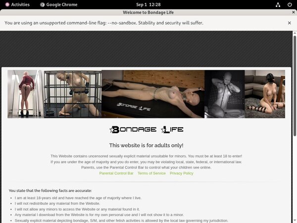 Bondage Life Trial Login