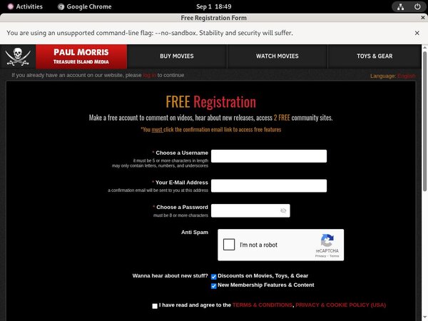 Buy Members.treasureislandmedia.com Account
