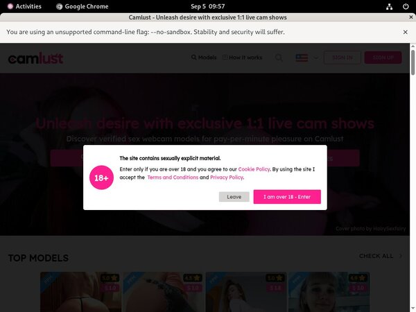 Cam Lust Fresh Passwords