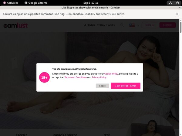 Camlust.com Parola D'ordine