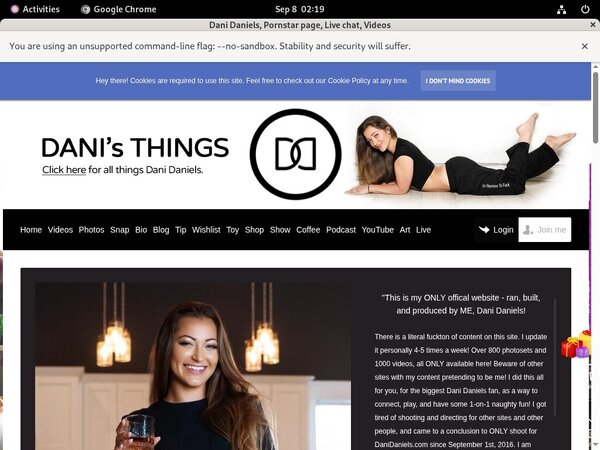 Danidaniels.com Sex