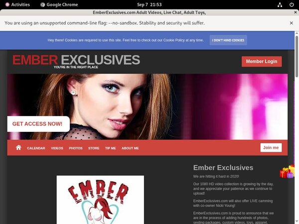 Emberexclusives.modelcentro.com Filme