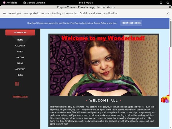 Empressvivianne.modelcentro.com With Discover Card