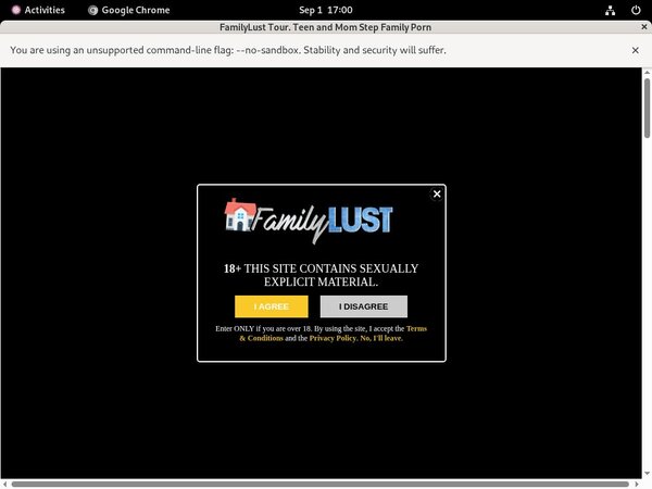 Family Lust Adult Passwords