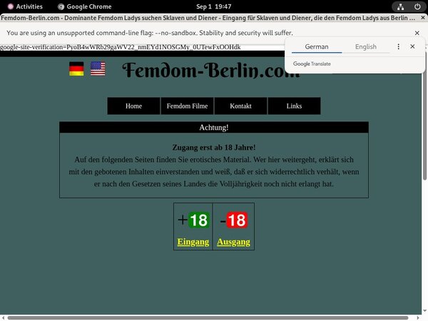 Femdom Berlin Paypal Signup