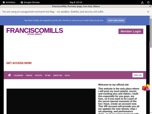 Film Franciscomills.modelcentro.com