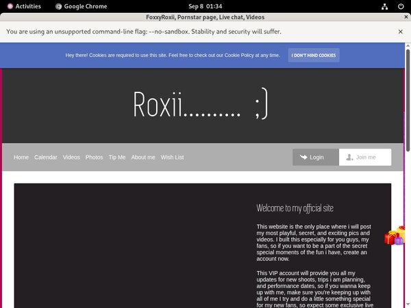 FoxxyRoxii Free Pass