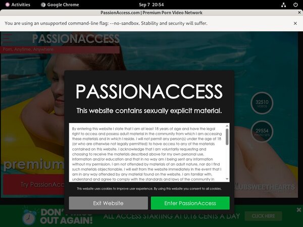 Free Accounts In Passionaccess.com