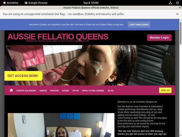 Free AussieFellatioQueens Acc