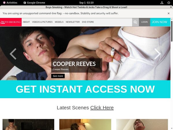 Free Boyssmoking Discount Offer