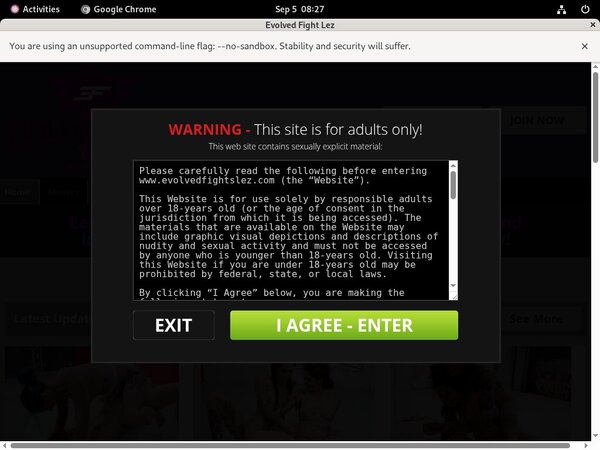 Free Evolvedfightslez Discount Membership