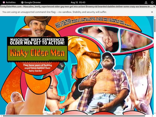 Free Kinky Older Men Account And Password