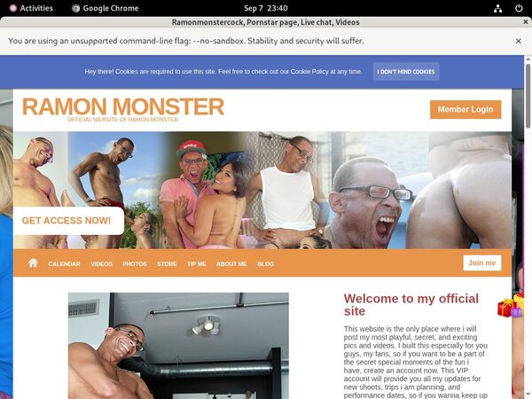 Free Ramonmonstercock Accounts