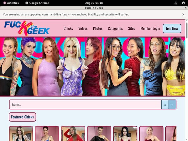Fuckthegeek.com Free Acc