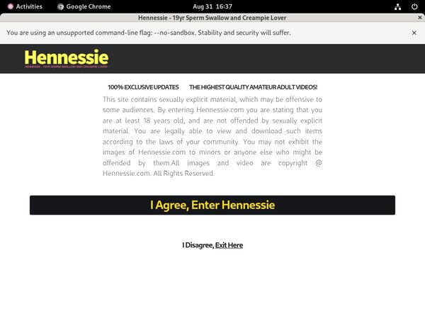 Hennessie User Pass