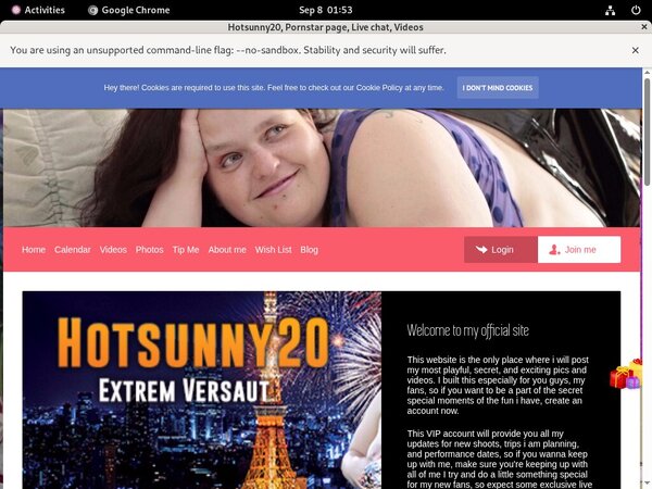Hotsunny20.modelcentro.com Paypal Offer