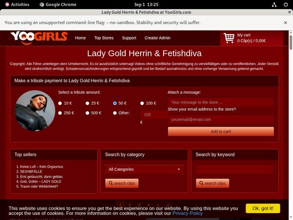 How To Join Lady Gold Fetishdiva For Free
