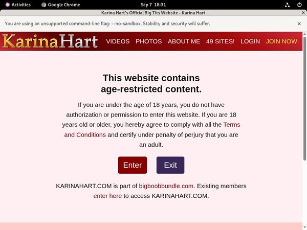 Karina Hart Working Account
