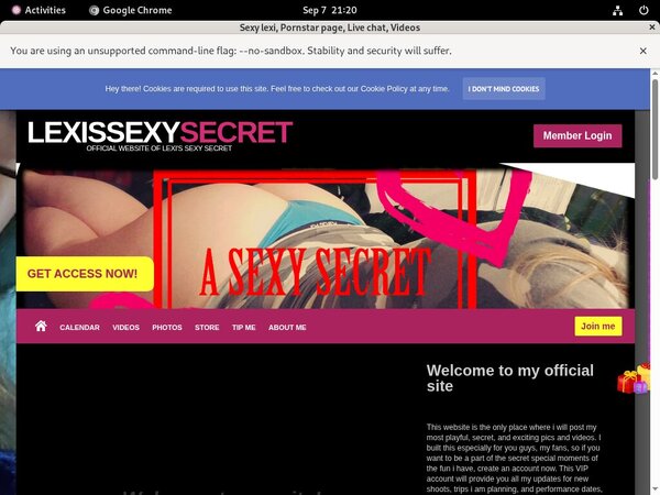 Lexissexysecret.modelcentro.com Ccbill.com