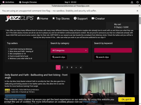 Logins For Yezzclips.com