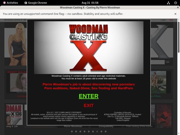 New Woodman Casting X Promo Code