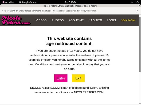Nicolepeters.com Discount Id