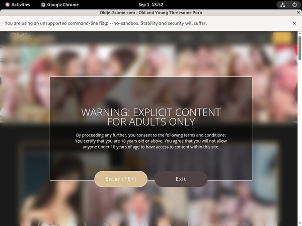 Oldje 3Some Porn Account