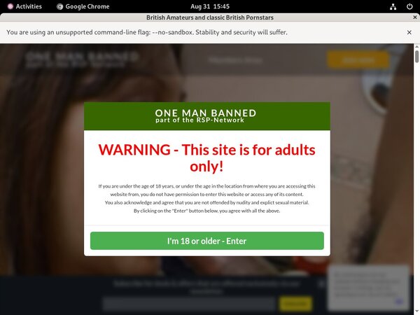 One Man Banned Pass Premium