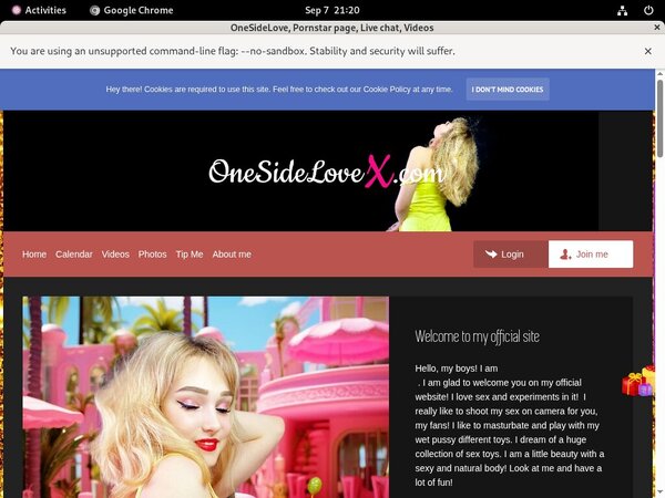 OneSideLove Paypal Sign Up