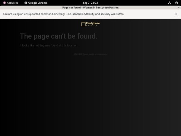 Pantyhose-passion.com Segpay