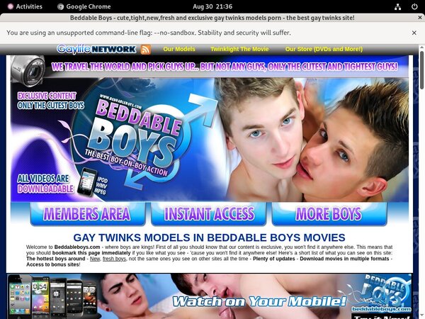 Paypal Beddableboys Join