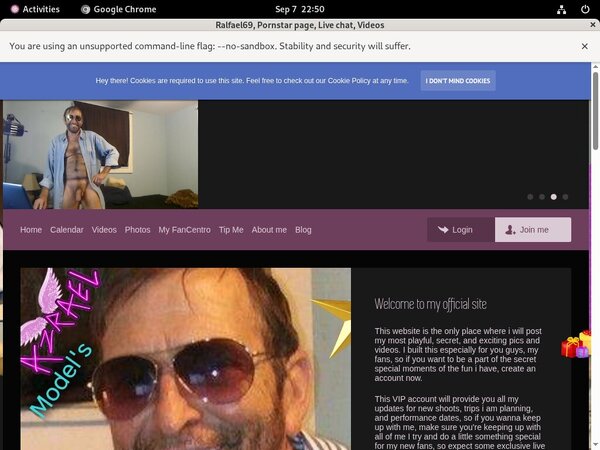 Ralfael69.modelcentro.com Member Passwords