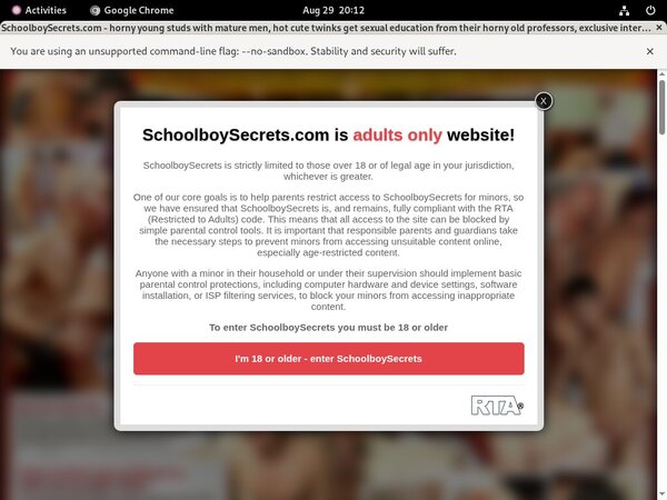 Schoolboy Secrets Discount