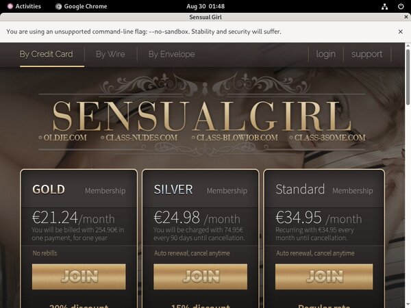 Sensualgirl.com Free Members