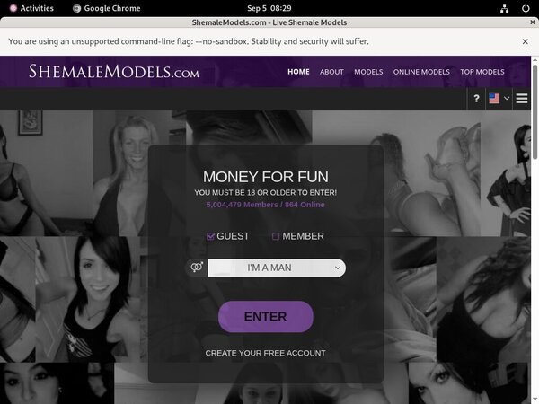 Shemale Models Benutzername