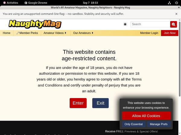 Signup For Naughty Mag With Paypal