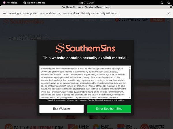 Southernsins.com Buy
