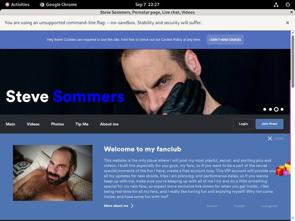 Steve Sommers Credit Card