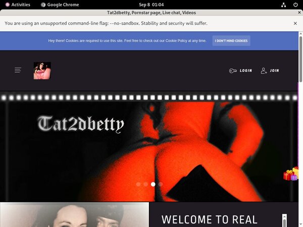 Tat2dbetty.modelcentro.com Filme