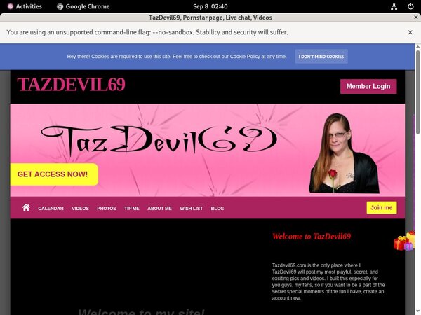 TazDevil69 Porn Pass