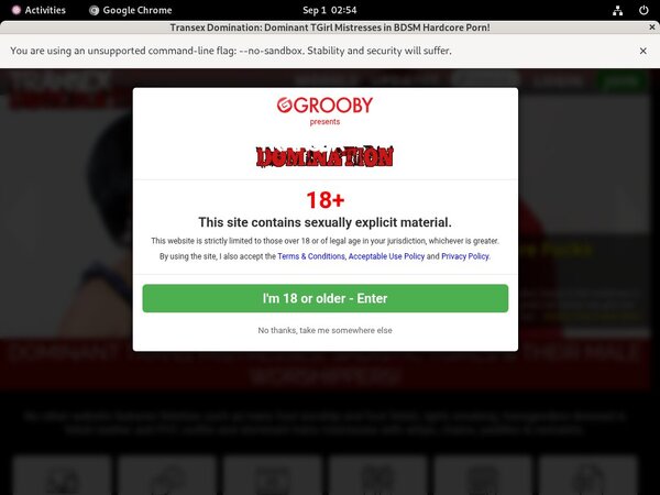 Transex Domination Discount Member