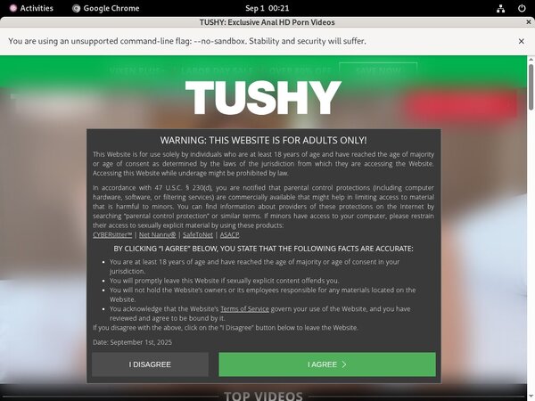 Tushy.com Limited Promotion Tushy.com Limited Promotion