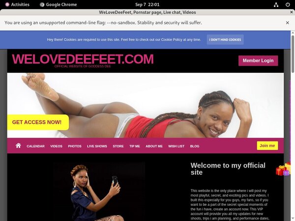 WeLoveDeeFeet By SMS