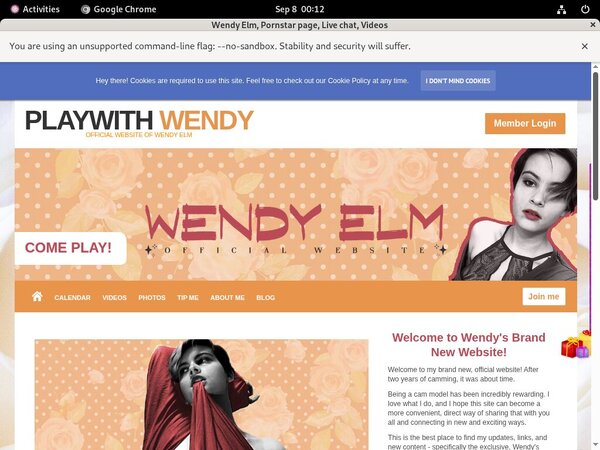 Wendy Elm Website Accounts