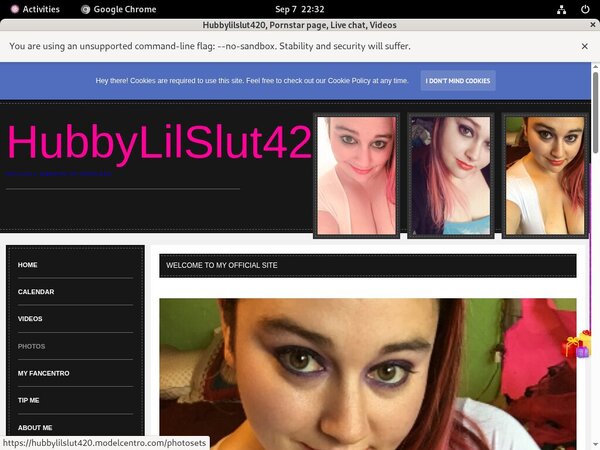 Get Hubbylilslut420.modelcentro.com Trial Free