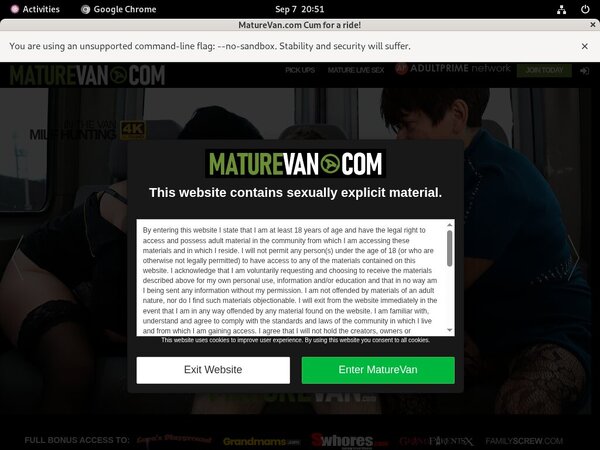 Discount Mature Van Trial Link