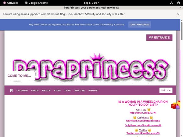 Free Paraprincess Sign Up